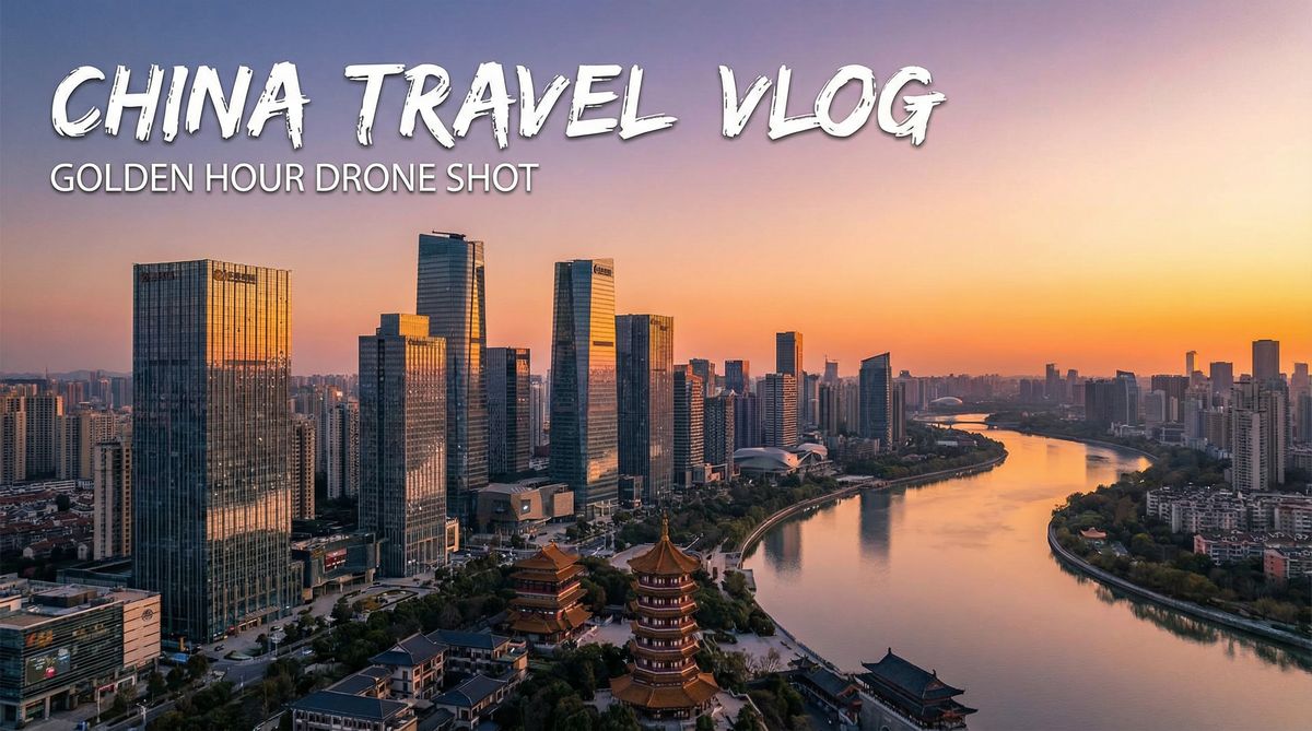 午夜大片城市风光航拍视频